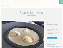 Tablet Screenshot of anneofourneaux.com